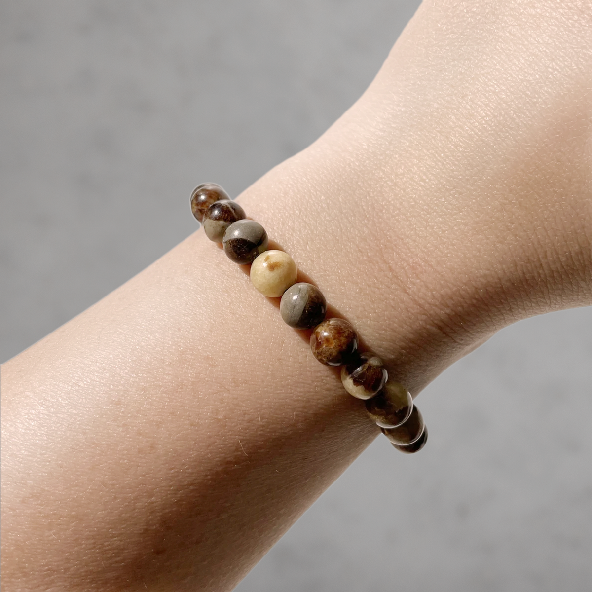 Septarian Beaded Bracelet