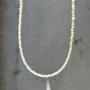 
                
                    Load image into Gallery viewer, Golden Labradorite Faceted Beaded Necklace
                
            