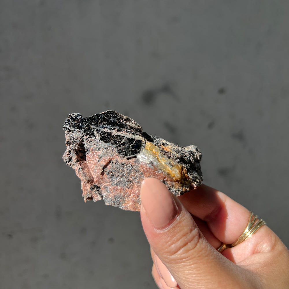 Hedenbergite,Sphalerite & Galena  - 01