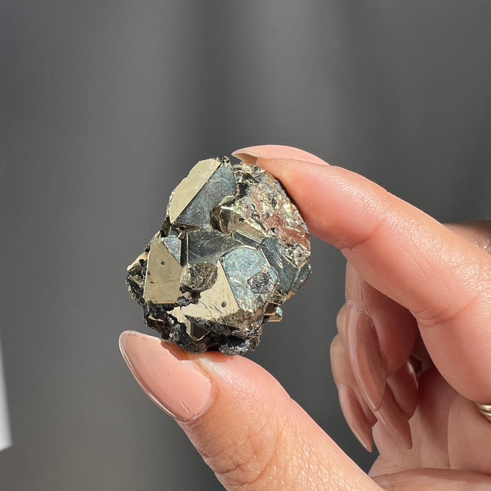 Pyrite Octahedral (A Grade) 07