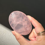 Rose Quartz Palm Stone