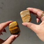Meditation Harmonisers: Tiger Eye + Picture Jasper