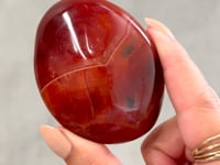 
                
                    Load and play video in Gallery viewer, Carnelian Freeform Palmstone - 01
                
            