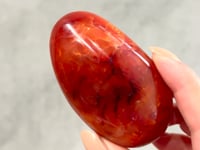 
                
                    Load and play video in Gallery viewer, Carnelian Freeform Palmstone - 02
                
            