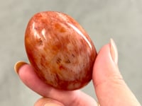 
                
                    Load and play video in Gallery viewer, Carnelian Freeform Palmstone - 04
                
            