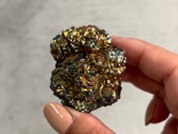 
                
                    Load and play video in Gallery viewer, Iridescent Pyrite Polymorph Ball - 05
                
            