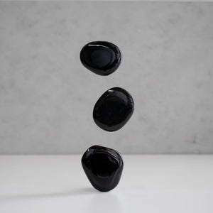 Black Obsidian Palmstone 1pc