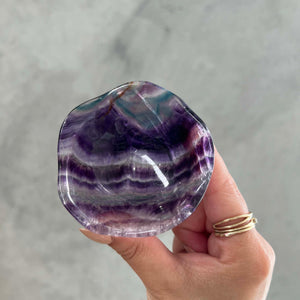 
                
                    Load image into Gallery viewer, Rainbow Fluorite Bowl - 01
                
            