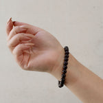 Garnet (Almandine) Beaded Bracelet