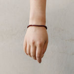 Garnet (Almandine) Faceted Bracelet