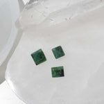Add On - Faceted Square Emerald 3pcs