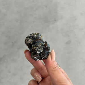 Iridescent Pyrite Polymorph Ball - 05