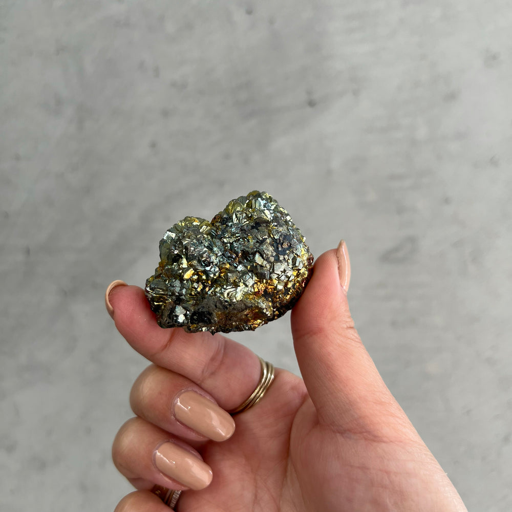 Iridescent Pyrite Polymorph Ball - 02