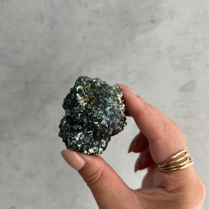 Iridescent Pyrite Polymorph Ball - 06
