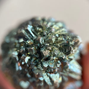 Iridescent Pyrite Polymorph Ball - 03