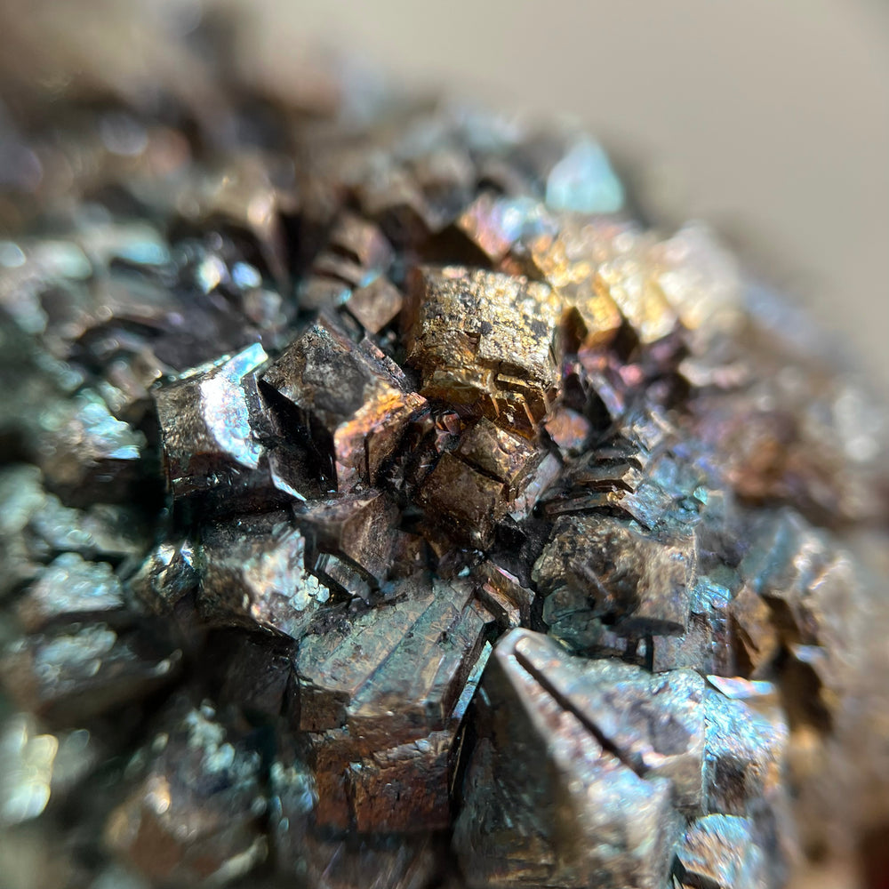 Iridescent Pyrite Polymorph Ball - 04