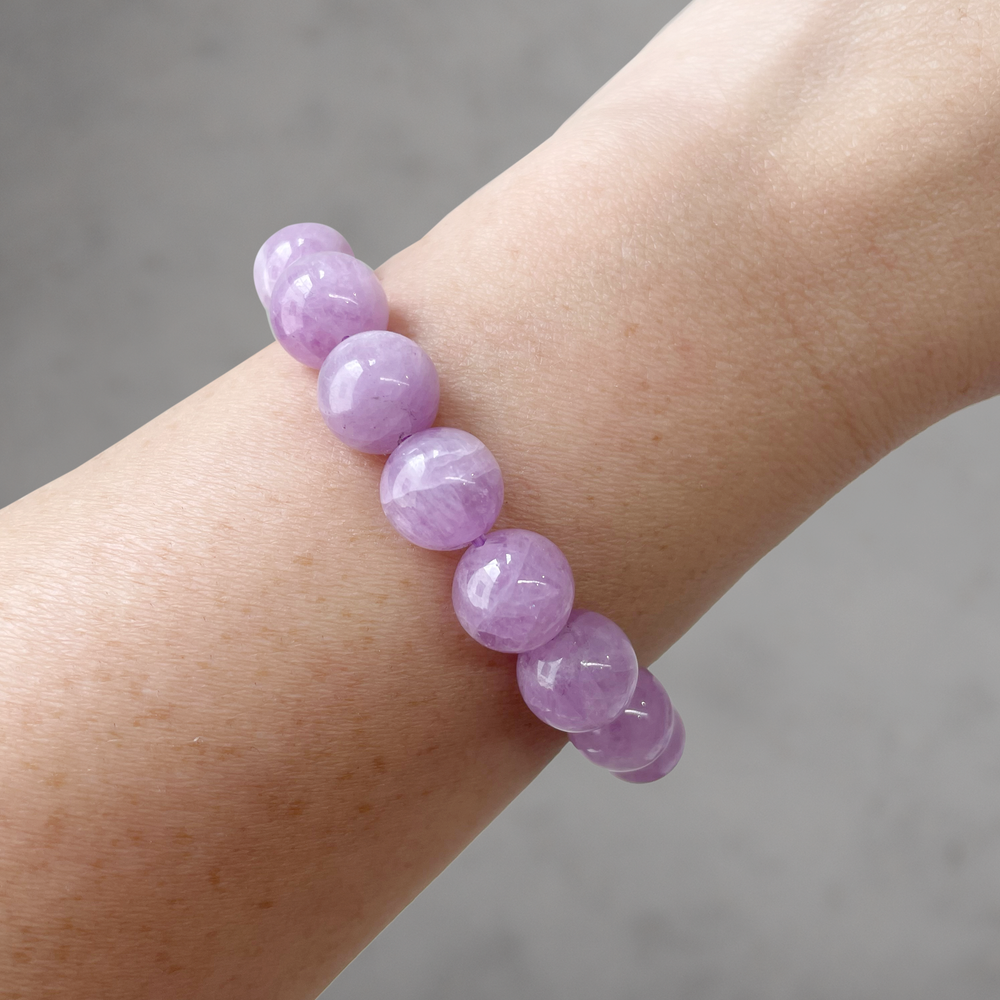 Kunzite Beaded Bracelet Large