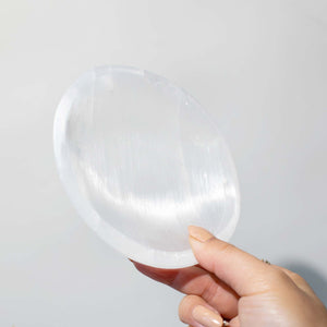 Selenite Cleansing/Charging Plate - Small 10cm