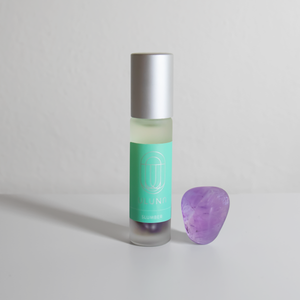 Slumber aromatherapy roller blend with Amethystst
