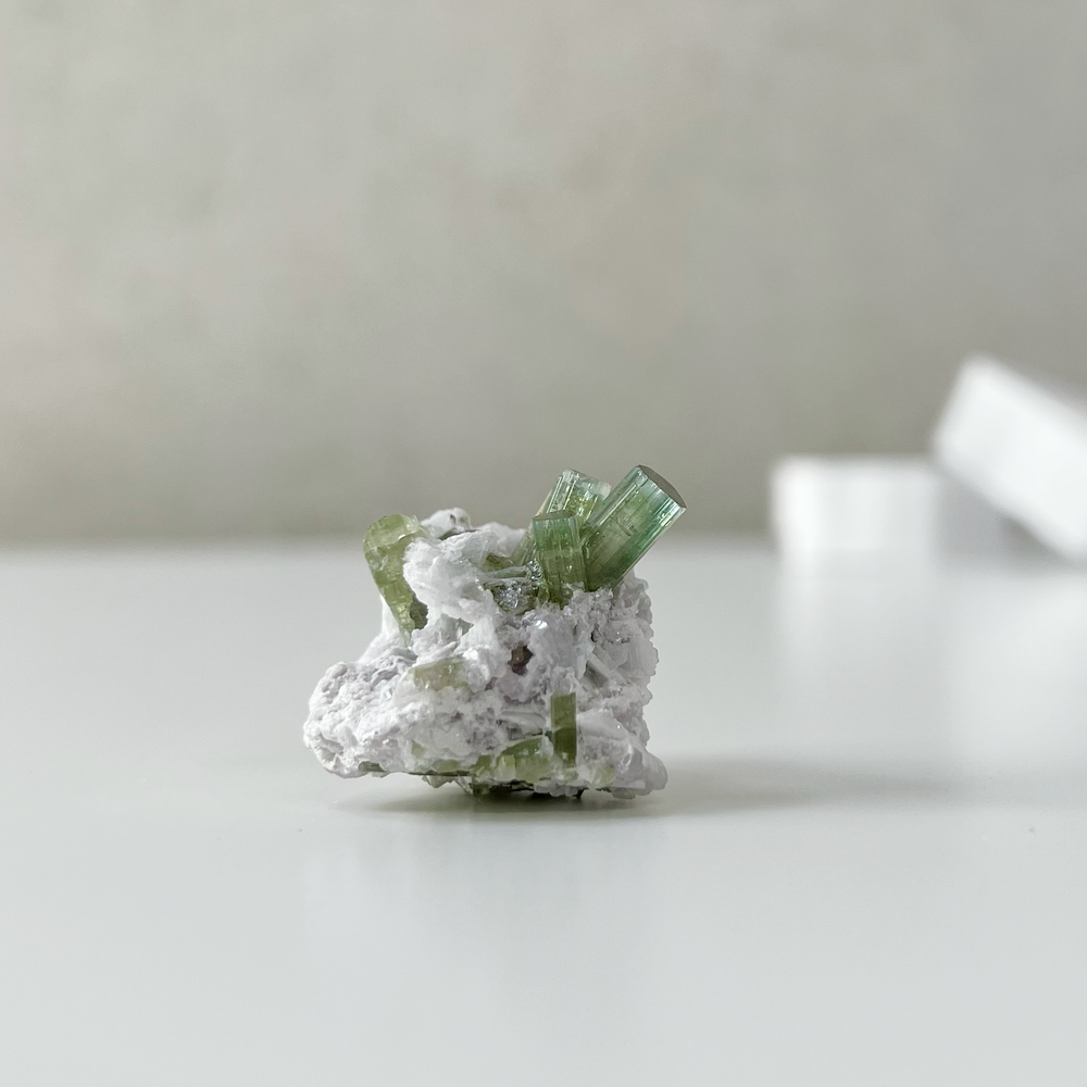 Green tourmaline crystal online