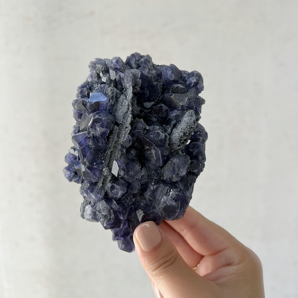 Rare Violet Fluorite Cluster 25